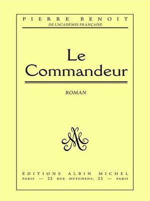 cover image of Le Commandeur